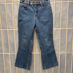 Vintage Classic Blue Denim Jeans - Tailored Straight Leg